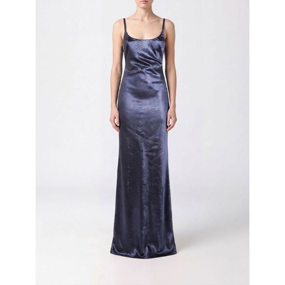 Elisabetta Franchi Women Elisabetta Franchi Python Print Satin Long Evening Gown
